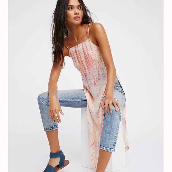 Free People Chiffon Remember When Maxi Top S - Picture 2 of 16